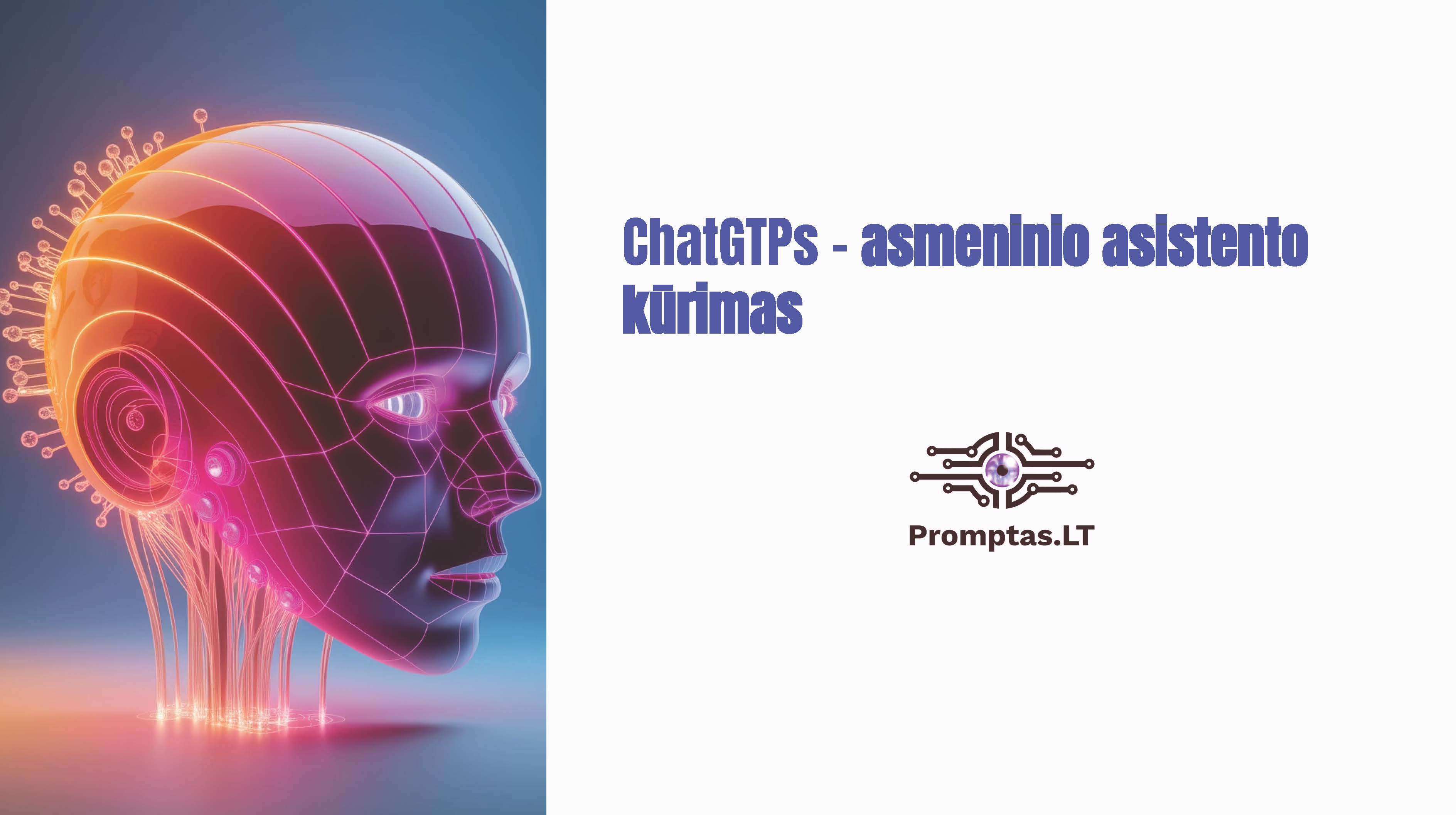 GPT asistento kūrimas ir valdymas