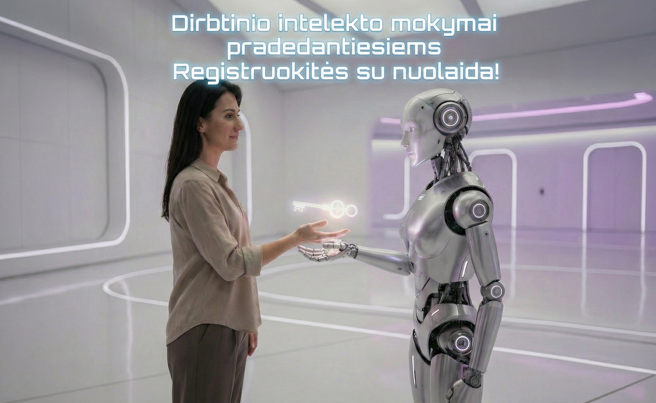 Dirbtinio intelekto seminarai pradedantiesiems – registruokitės su nuolaida!